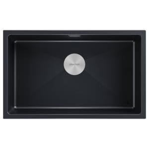 Мойка кухонная Paulmark Lumi 74Uni LU74-BLM Черный, 74x46