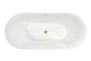 Акриловая ванна Royal Bath Pafos RB611701GD белая, 170x75