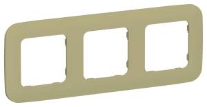 Рамка 3-постовая IEK Flite FI-M32-31-20-K26 оливковый