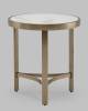 Стол журнальный Stool Group Адриана EET-223-BRCG-BDFL светлая керамика 50x50x55 фото 3