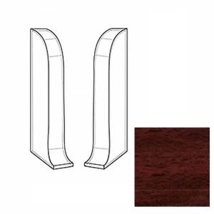 Заглушки LinePlast Махагон L049 58 мм (пара)