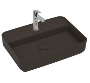 Раковина Isvea Infinity 55 10NF66055SV-2H коричневый матовый, 55x40