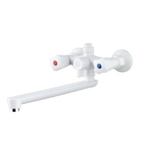 Смеситель для ванны РМС PL4-140P белый