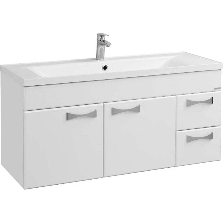 Тумба с раковиной Aquaton Диор 120 белая
