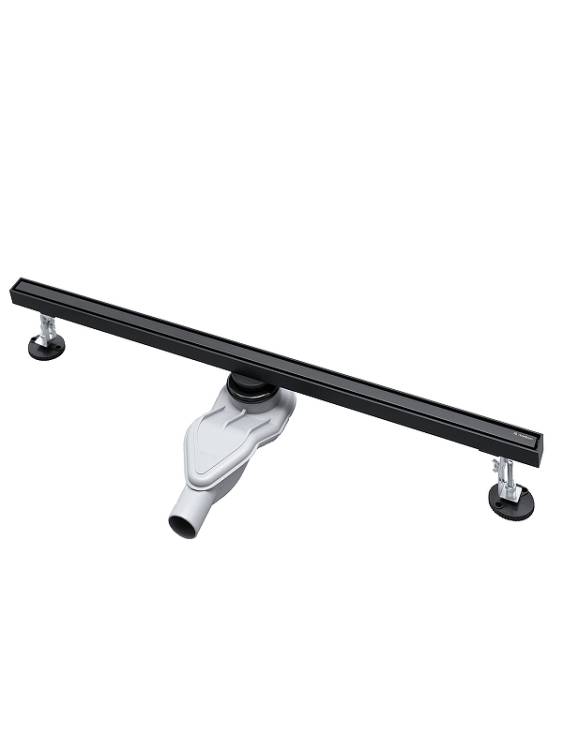 Душевой трап AltroBagno Супремо (Supremo) 071234 MB черный матовый, 80 см