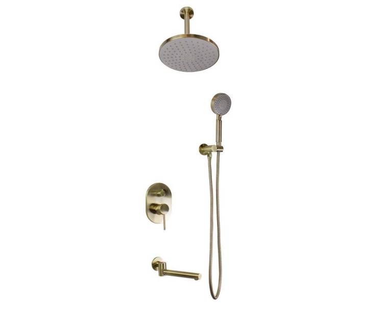 Душевой комплект Bronze de Luxe Scandi 14582/1BR бронза