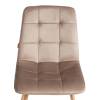 Стул Tetchair Chilly (mod. JSC-220) 24349 бежевый, натуральный, велюр фото 7