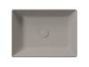 Раковина GSI Kube X 942905 серый беж матовый, 50x37 фото 2