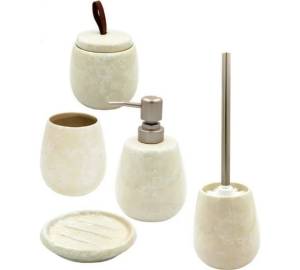 Набор аксессуаров для ванны Bath Plus Pietra W-CE2242BA-SET5 бежевый