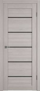 Межкомнатная дверь Владимирская Фабрика Дверей Atum Pro 27 Stone Oak стекло Black Gloss 700x2000
