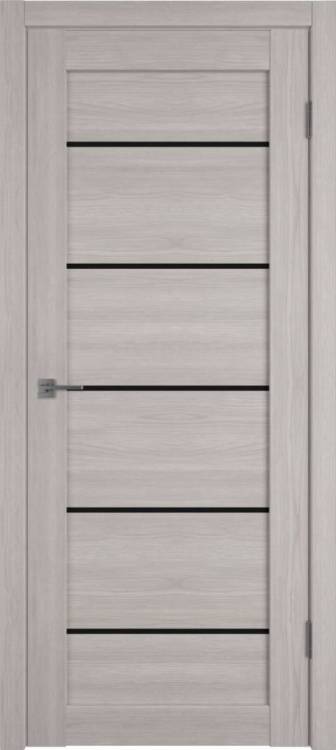 Межкомнатная дверь Владимирская Фабрика Дверей Atum Pro 27 Stone Oak стекло Black Gloss 700x2000