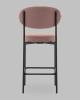 Стул полубарный Stool Group Бриф DD AV 477-C65-9005 (PP) пыльно-розовый, велюр фото 6