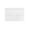 Тумба с раковиной Art&Max Verona-Push AM-Verona-Push-900-2C-SO-BI-TS подвесная, bianco stampato opaco