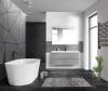 Тумба под раковину Belbagno Albano ALBANO-1200-2C-SO-CVG 120x45x50 Cemento Verona Grigio подвесная с двумя выкатными ящиками фото 15