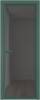 Межкомнатная дверь Profil Doors 1 AV цвет профиля Зеленый воск, стекло безопасное 6 мм тонированное 800x2000