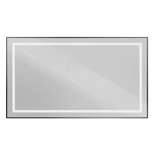 Зеркало BelBagno SPC-KRAFT-1400-800-SENS-NERO с подсветкой и подогревом, Черный