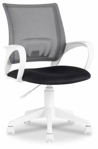 Кресло компьютерное Stool Group TopChairs ST-Basic-W ST-BASIC-W/DG/TW-12 пластик белый