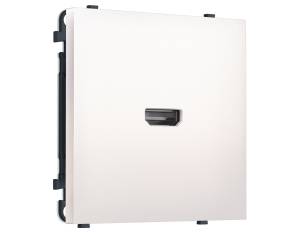 Комплект механизма розетки HDMI 2.1 Ambrella Volt Sigma MS214030 жемчуг