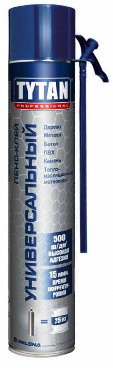 TYTAN PROFESSIONAL пено-клей полиуретановый, строительный, универсальный (750мл)