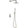 Душевой комплект Boheme Uno 464-NB Nickel Brush, с внутренней частью