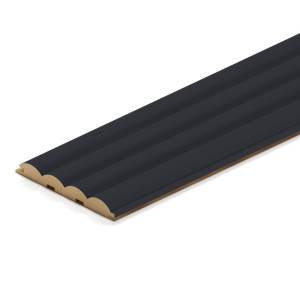 Панель стеновая реечная Stella Wave De Luxe Black Lead 270x11.9x1.6