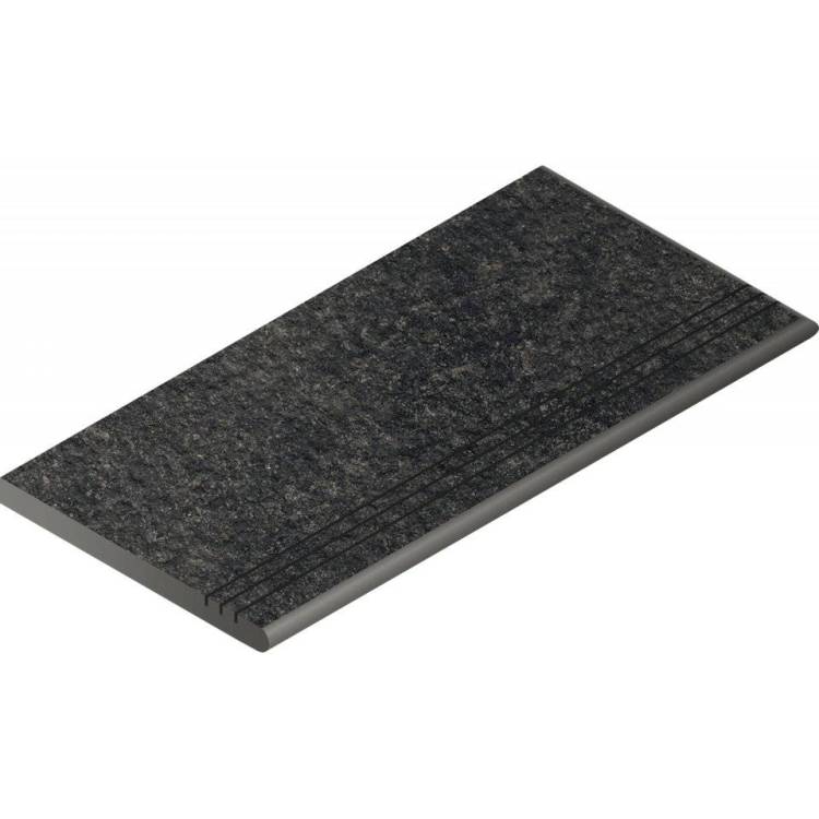 Ступень Italon Рум X2 620040000102 Блэк Закругленная Правая Грип 30x60