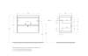Тумба с раковиной Belbagno Kraft 39 KRAFT 39-700/390-2C-SO-CG 70x39x50 Cemento Grigio подвесная с двумя выкатными ящиками фото 11