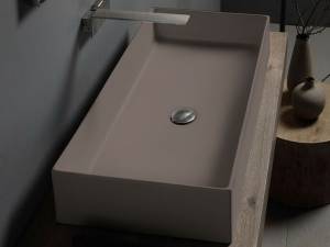 Раковина Scarabeo Teorema 2.0 5102 52 80x40x14, бежевый