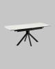 Стол Stool Group Галац SO 273-77762 стекло белое 120(180)x120x77 фото 2