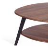 Стол журнальный Tetchair Fabio 21379 орех кантри/чёрный 78x50x77 фото 3