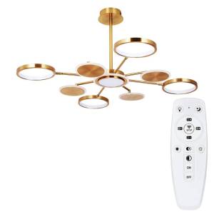 Большая светодиодная люстра на штанге Arte Lamp Sienna A1363PL-8PB