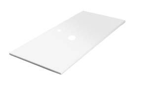 Столешница Armadi Art Vallessi 840-060-W прямая белая 61x46