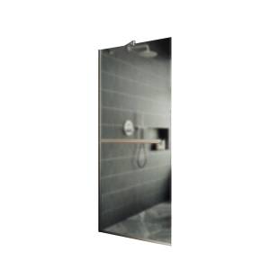 Душевая перегородка MaybahGlass MGD-731-5у 79x195, стекло сатин 8 мм, профиль хром матовый