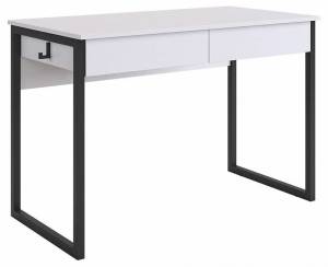 Стол письменный Mebelson Юниор SMU-01.3261 белое дерево/черный муар