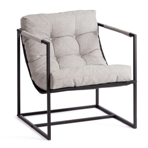 Кресло Tetchair Charli 24900 серо-бежевый, рогожка
