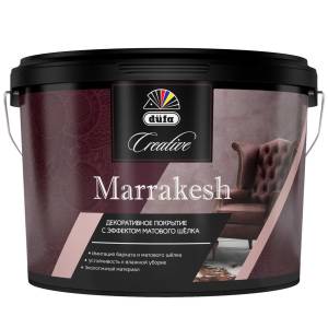 Покрытие декоративное Dufa Creative Marrakesh эффект матового шелка 5 кг