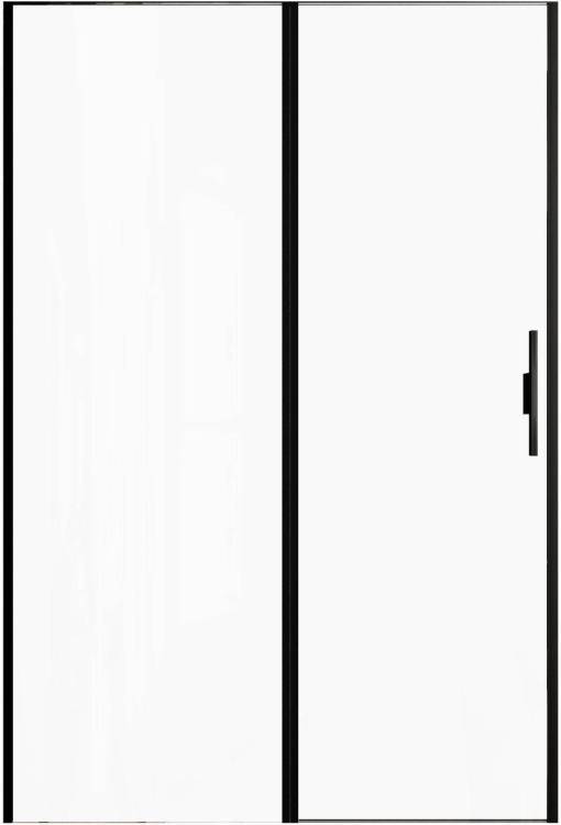 Душевая дверь в нишу Allen Brau Priority 3.31036.BBA профиль черный матовый, 1400x2000