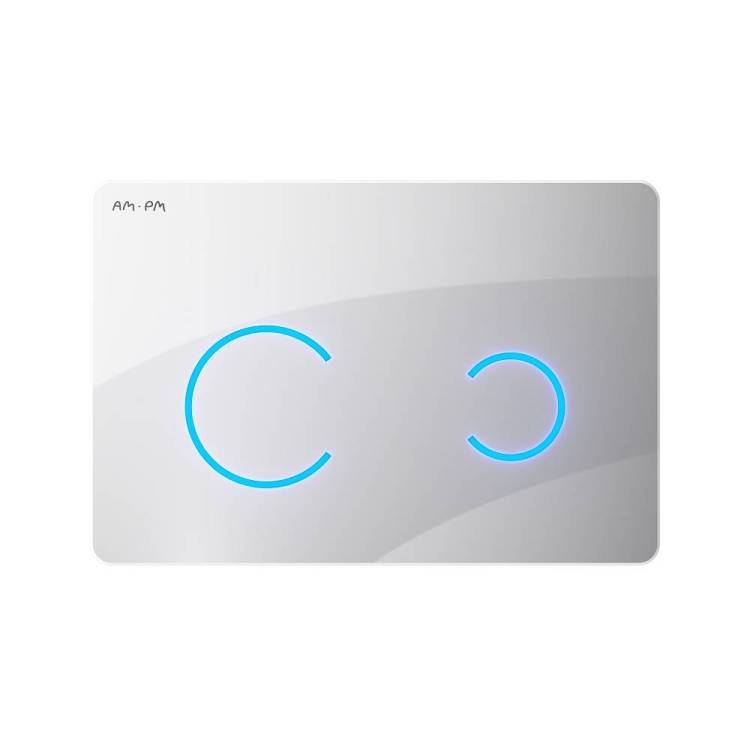 Кнопка смыва Am.Pm Touch Pro I0450B01 сенсорная, белая