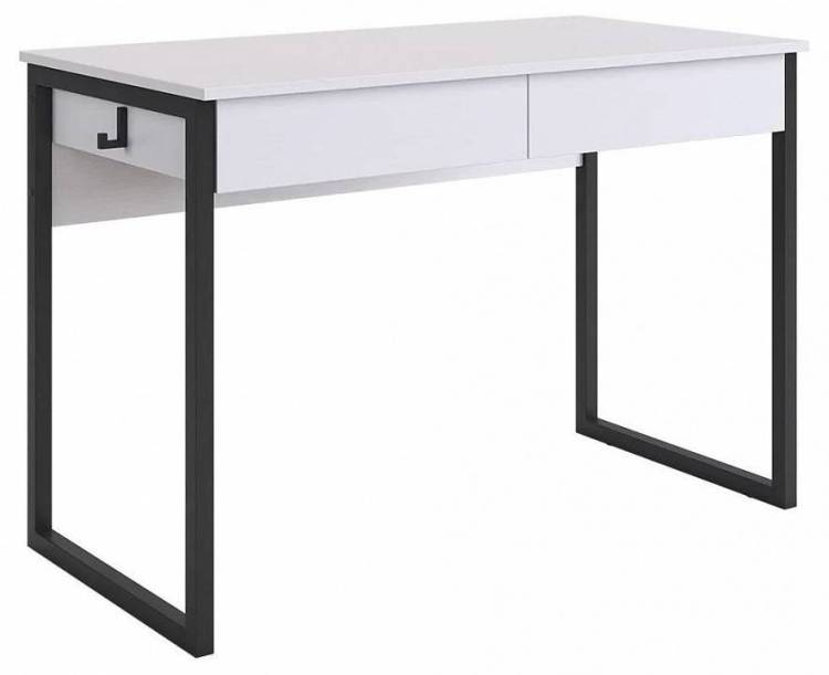 Стол письменный Mebelson Юниор SMU-01.3261 белое дерево/черный муар