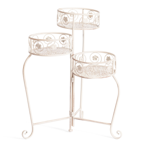 Подставка для цветов Tetchair Secret De Maison Trio (mod. PL08-9998) 21141 antique white (31x60x23)