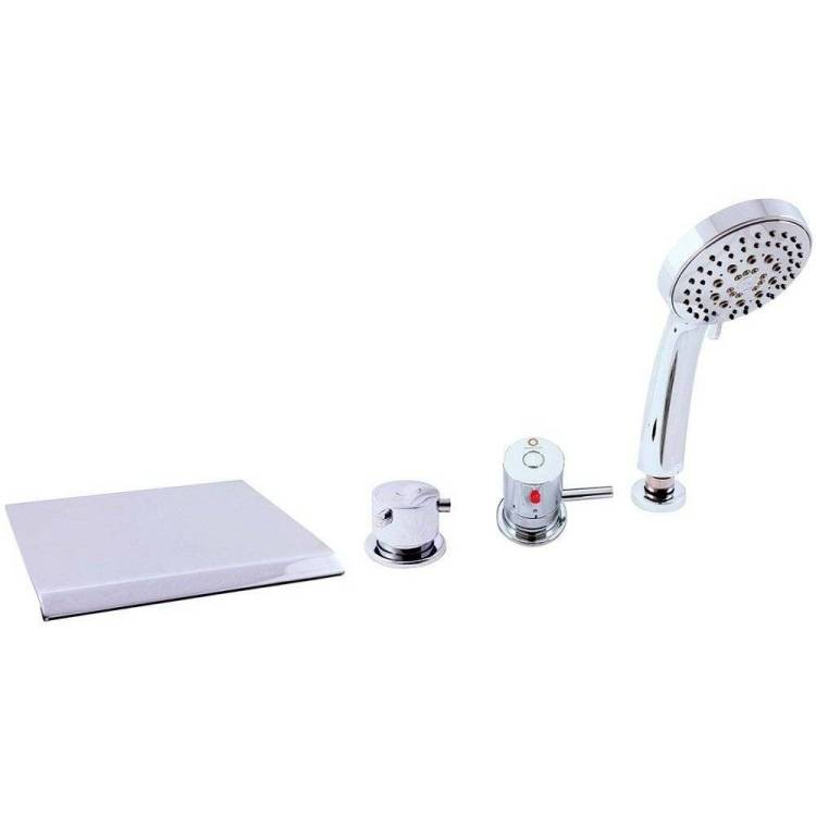 Смеситель Rav Slezak Termo DT274.5P термостатический, на борт ванны, хром