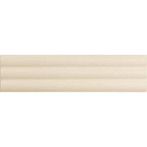 Керамическая плитка Dna Tiles Match Curved Chalk Gloss 6.25x25