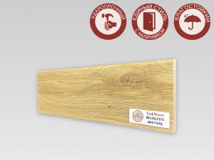 Плинтус МДФ TeckWood цветной Дуб Голд 2150x80x10
