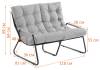 Диван Tetchair Ergo 25090 коричневый, рогожка фото 14