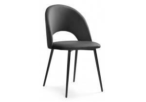 Стул Woodville Ирре 464202 графитовый / черный глянец