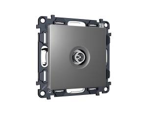Комплект механизма TV розетки оконечной Ambrella Volt MA MA663005 антрацит серый