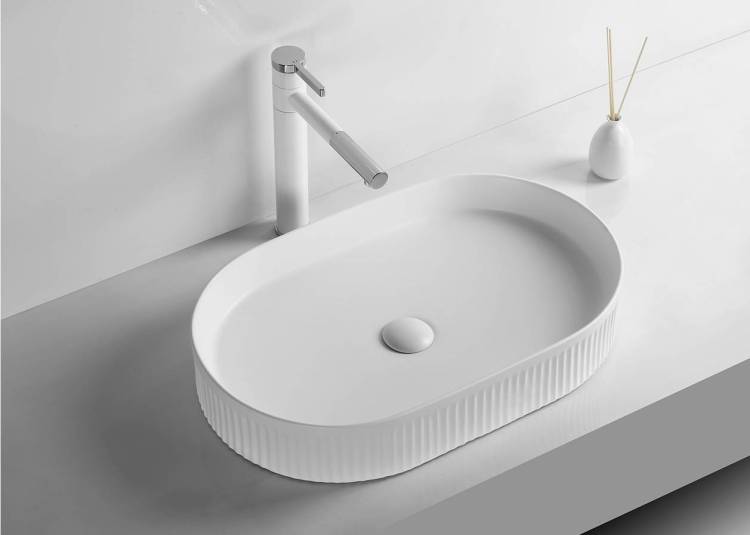 Раковина Cerutti Spa CR8009 белая, 58x36