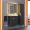 Тумба с раковиной Uperwood Modul подвесная, матовая, черная, 60 см фото 4