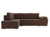 Угловой диван Лига Диванов Хьюго 101262L угол Коричневый 265/80/201 фото 2