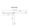 Душевой уголок Vincea Slim VSR-4SLP9012CLB профиль черный, стекло прозрачное, 90x120x195 фото 6